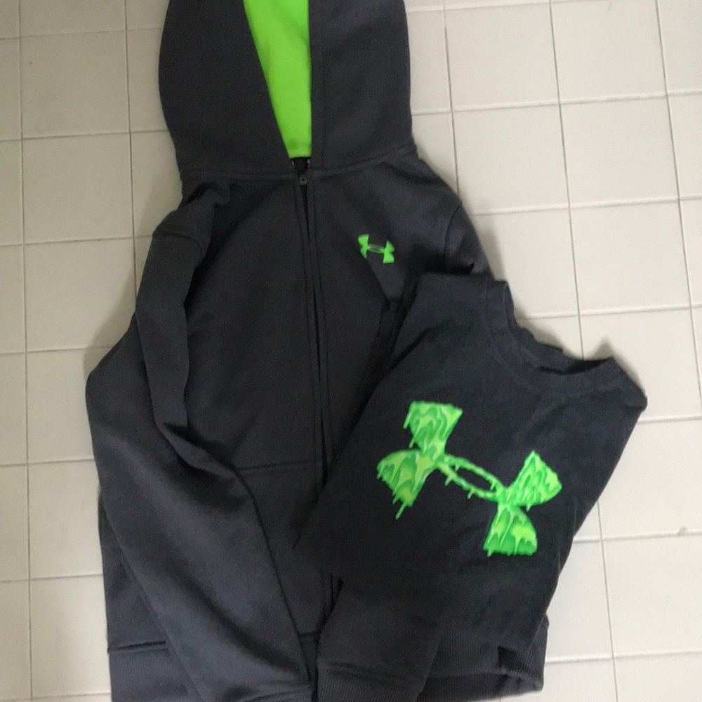 Under Armour Sweatshirt and Tee-shirt